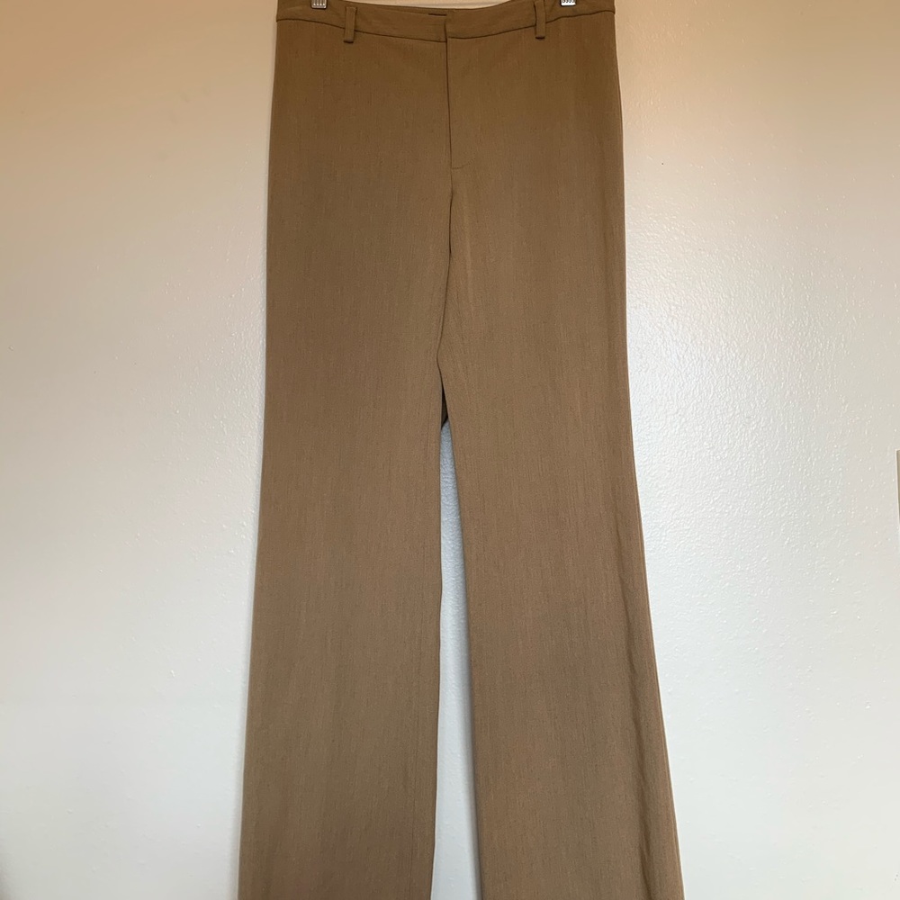 Banana Republic Tan Work Trousers. Size 2Long